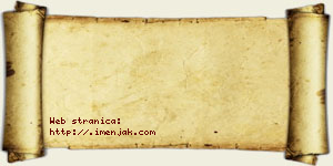 Irena Milinović vizit kartica